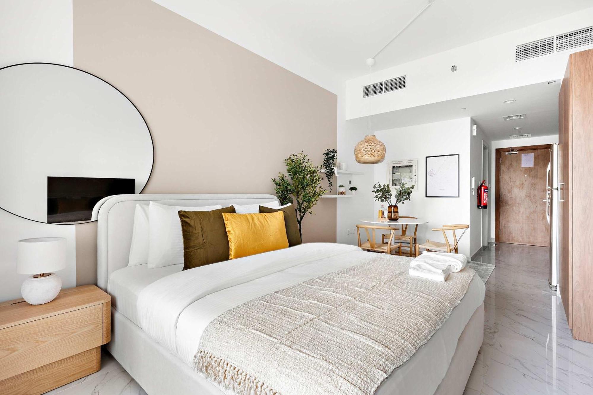 אבו דאבי Silkhaus Chic Studio Near Masdar City Park מראה חיצוני תמונה