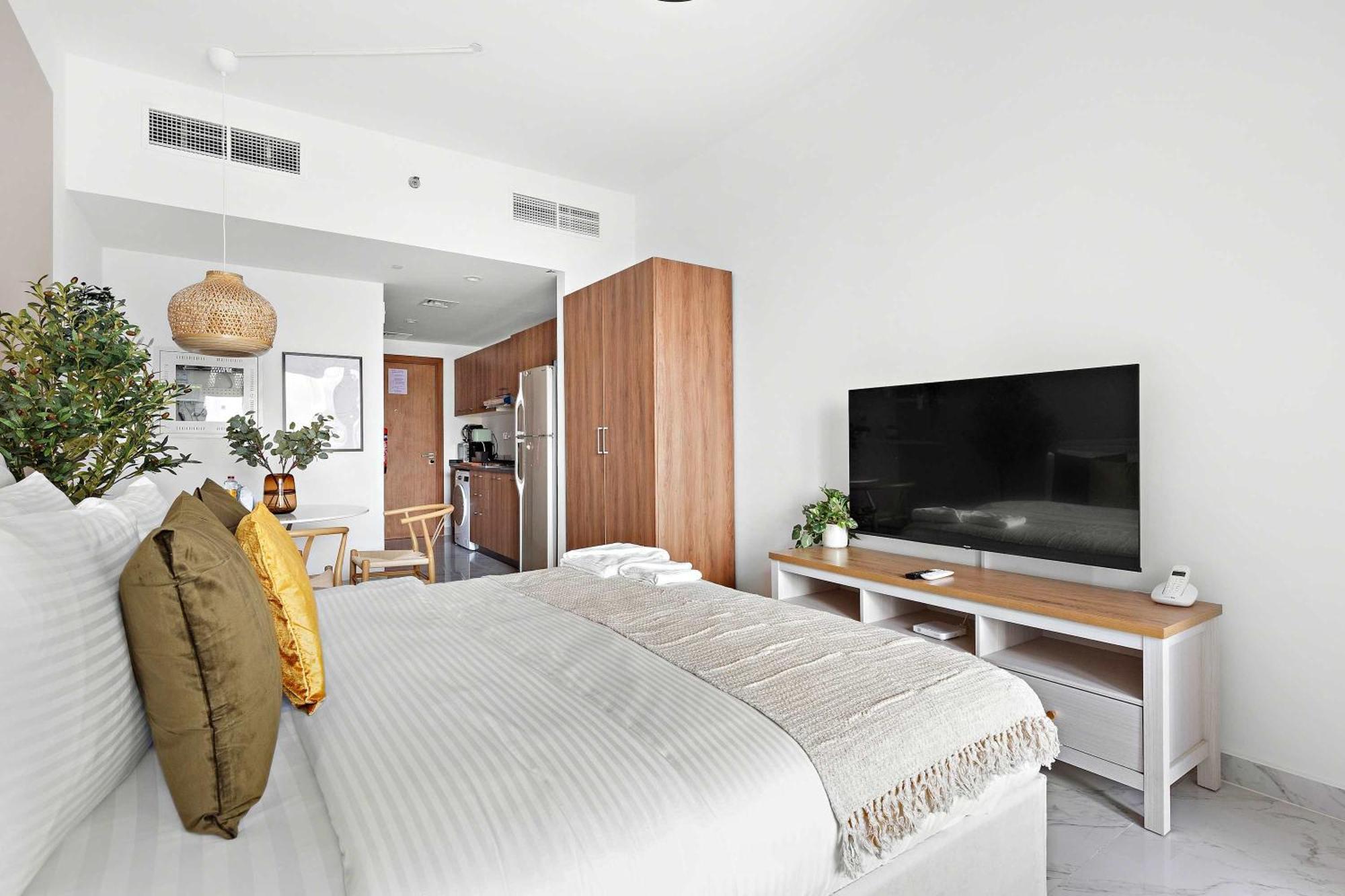 אבו דאבי Silkhaus Chic Studio Near Masdar City Park מראה חיצוני תמונה